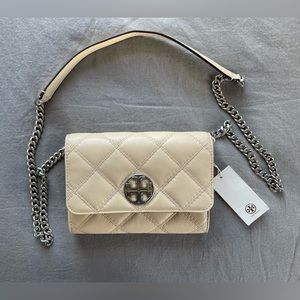 Tory Burch Willa Chain Wallet - New Cream - Women’s